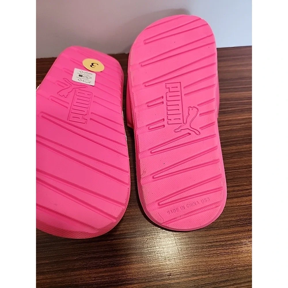 NEW PUMA COOL CAT KNOCKOUT‎ PS KIDS 3C YOUTH SLIDE SANDALS